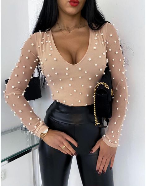vests beading mesh see through low cut blouse autumn fashion and round neck ny long sleeve women shirt 2bu3 625h, Black;white
vests beading mesh see through low cut blouse autumn fashion and round neck ny long sleeve women shirt 2bu3 625h, Black;white
