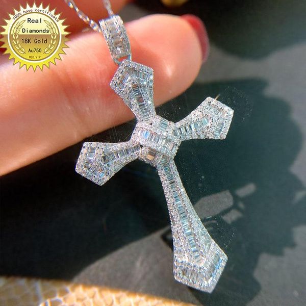 100% 18k white gold natural diamond necklace all use 1ct and have certificate hm038 chains, Silver
100% 18k white gold natural diamond necklace all use 1ct and have certificate hm038 chains, Silver