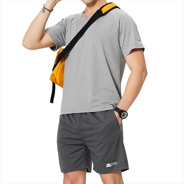 shorts sets solid summer mens tracksuit short sleeve button shirt beach male sportswear casual 2 pieces size, Gray
shorts sets solid summer mens tracksuit short sleeve button shirt beach male sportswear casual 2 pieces size, Gray