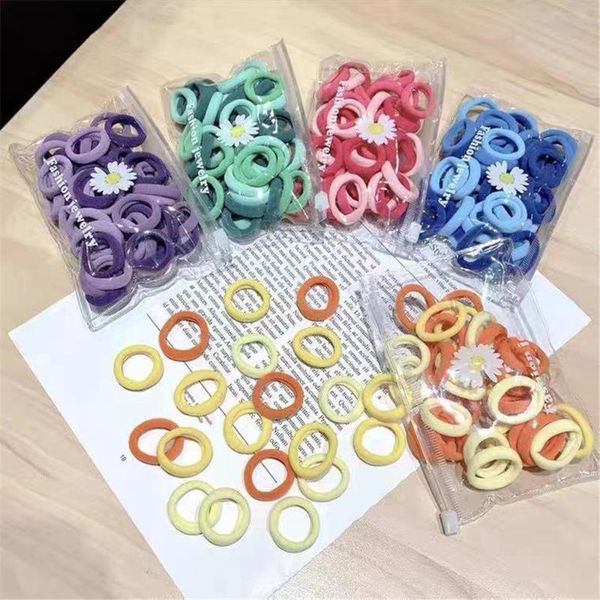 50pcs/set girls colorful nylon small elastic hair bands children ponytail holder scrunchie headband kids accessories, Slivery;white
50pcs/set girls colorful nylon small elastic hair bands children ponytail holder scrunchie headband kids accessories, Slivery;white