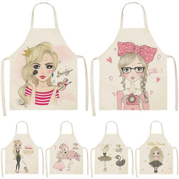 aprons cute pink girl cotton linen sleeveless apron printed kitchen women home cooking baking waist bib pinafore 55x68cm
aprons cute pink girl cotton linen sleeveless apron printed kitchen women home cooking baking waist bib pinafore 55x68cm