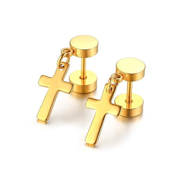stud 2021 style men's and wwomen's accessories stainless steel pendant earrings cross graceful jewelry have a sense of design, Golden;silver
stud 2021 style men's and wwomen's accessories stainless steel pendant earrings cross graceful jewelry have a sense of design, Golden;silver