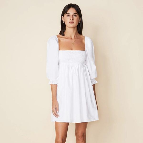 casual dresses solid cotton high waist white summer dress women short sleeve office lady 2021 fashion woman, Black;gray
casual dresses solid cotton high waist white summer dress women short sleeve office lady 2021 fashion woman, Black;gray