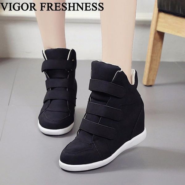 dress shoes vigor freshness women platform pumps woman sneakers high hidden heels elevator ladies wedges female wy79, Black
dress shoes vigor freshness women platform pumps woman sneakers high hidden heels elevator ladies wedges female wy79, Black