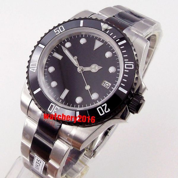 40mm black & sier two tone men automatic watch japan nh35/miyota 8215 movement saffier glass 904l bracelet glide lock bliger, Slivery;brown
40mm black & sier two tone men automatic watch japan nh35/miyota 8215 movement saffier glass 904l bracelet glide lock bliger, Slivery;brown