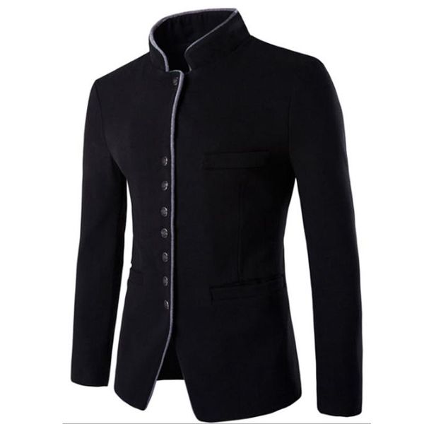 men's jackets business autumn winter jackrt wool coat long woolen collar thickening tank blazer, Black;brown
men's jackets business autumn winter jackrt wool coat long woolen collar thickening tank blazer, Black;brown