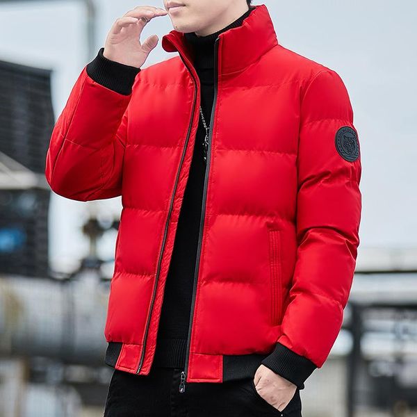 men's down & parkas winter puffer jacket short men parka brand coat clothes 2021 stand collar zipper solid warm windproof casual big si, Black
men's down & parkas winter puffer jacket short men parka brand coat clothes 2021 stand collar zipper solid warm windproof casual big si, Black