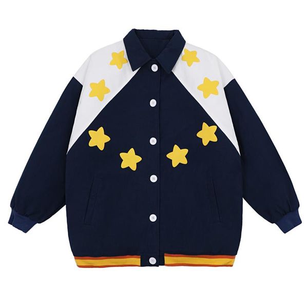 men's jackets vintage star pattern varsity coat men women streetwear jacket 2021 winter harajuku, Black;brown
men's jackets vintage star pattern varsity coat men women streetwear jacket 2021 winter harajuku, Black;brown