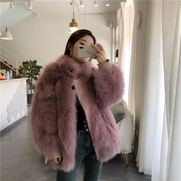 women's fur & faux warm extra comfortable soft short thicken 100% natural coat real leather genuine clothes, Black
women's fur & faux warm extra comfortable soft short thicken 100% natural coat real leather genuine clothes, Black