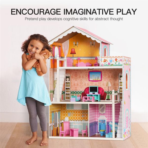 us stock wooden dollhouse blocks with 2 stairs, balcony and 15 accessories ,gift for ages 3+ a36
us stock wooden dollhouse blocks with 2 stairs, balcony and 15 accessories ,gift for ages 3+ a36