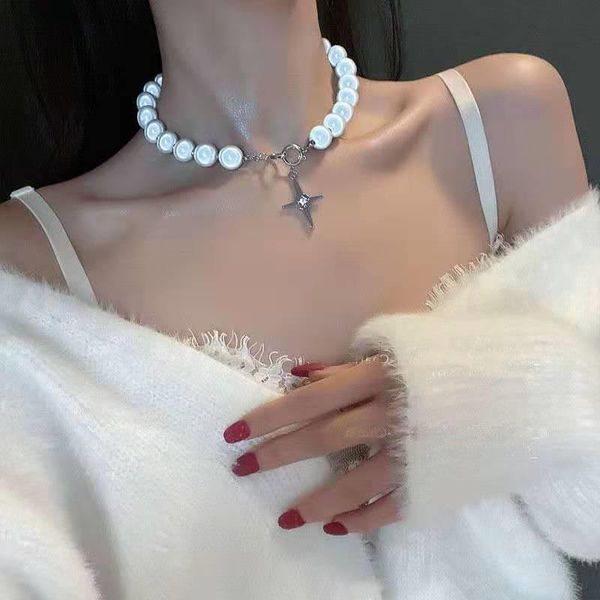 luokey girls fashion luminous pearl star choker necklace simple clavicle chain wedding necklaces for women statement jewelry chokers, Golden;silver
luokey girls fashion luminous pearl star choker necklace simple clavicle chain wedding necklaces for women statement jewelry chokers, Golden;silver