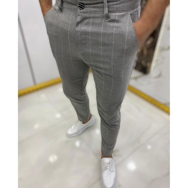 men's pants spring and autumn selling fashion tapered dotted line stripe slim casual streetwear men, Black
men's pants spring and autumn selling fashion tapered dotted line stripe slim casual streetwear men, Black