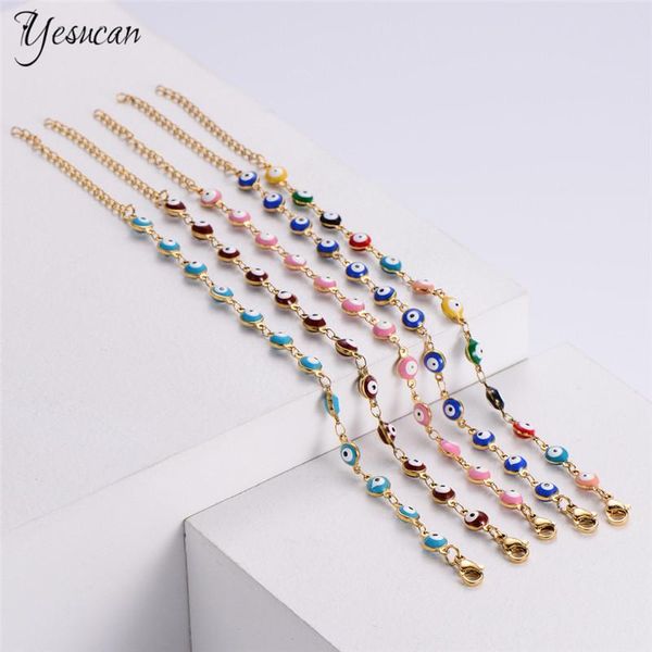 charm bracelets fashion beaded bracelet turkish evil eye for women luxury hamsa hand stainless steel party lucky jewelry gift, Golden;silver
charm bracelets fashion beaded bracelet turkish evil eye for women luxury hamsa hand stainless steel party lucky jewelry gift, Golden;silver
