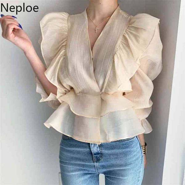 ruffles chiffon blouse women spring retro v neck flare sleeve ladies shirts blusa fashion casual female 1c103 210422, White
ruffles chiffon blouse women spring retro v neck flare sleeve ladies shirts blusa fashion casual female 1c103 210422, White