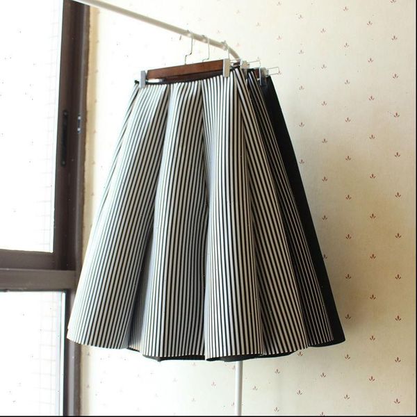 arrival spring autumn korea women skirt fashion high waist striped a line skirts quality space cotton casual long v198, Black
arrival spring autumn korea women skirt fashion high waist striped a line skirts quality space cotton casual long v198, Black
