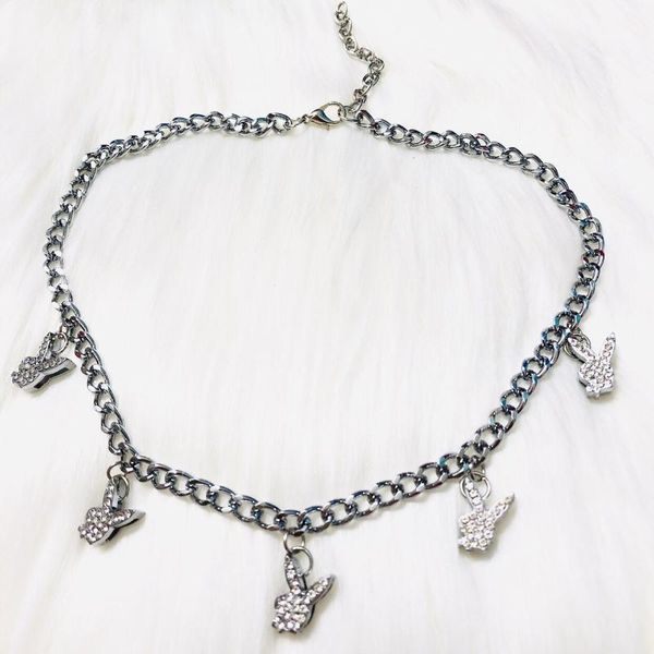 metal goth crystal pendant choker silver color chain necklace for women men jewelry rock accessories chokers, Golden;silver
metal goth crystal pendant choker silver color chain necklace for women men jewelry rock accessories chokers, Golden;silver