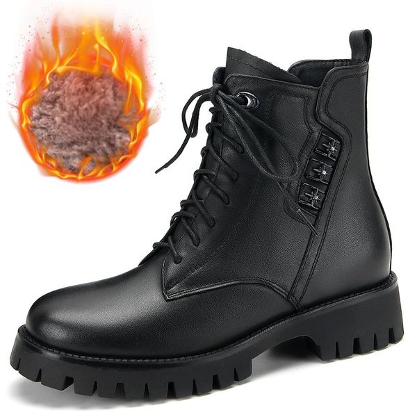 boots autumn winter ankle women boot shoe genuine leather warm wool short plush elegant large size footwear black lace up a75
boots autumn winter ankle women boot shoe genuine leather warm wool short plush elegant large size footwear black lace up a75