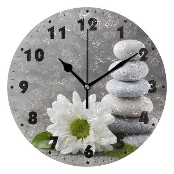 wall clocks white flower - silent clock 9.8" decorative frameless battery operated contemporary creative round
wall clocks white flower - silent clock 9.8" decorative frameless battery operated contemporary creative round