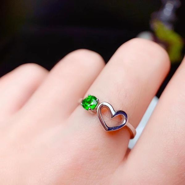 cluster rings colife jewelry 925 silver heart ring 4mm natural diopside fashion gemstone for young girl, Golden;silver
cluster rings colife jewelry 925 silver heart ring 4mm natural diopside fashion gemstone for young girl, Golden;silver