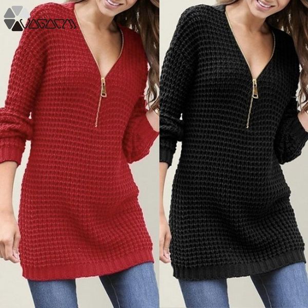 casual dresses women loose dress knitted sweater v-neck zipper long sleeve oversize solid color autumn winter short vestidos, Black;gray
casual dresses women loose dress knitted sweater v-neck zipper long sleeve oversize solid color autumn winter short vestidos, Black;gray