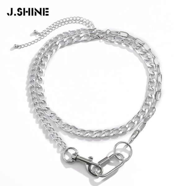 pendant necklaces jshine punk double layer silver color choker necklace steampunk men hiphop cuban chain chunky thick lock women jewelry
pendant necklaces jshine punk double layer silver color choker necklace steampunk men hiphop cuban chain chunky thick lock women jewelry