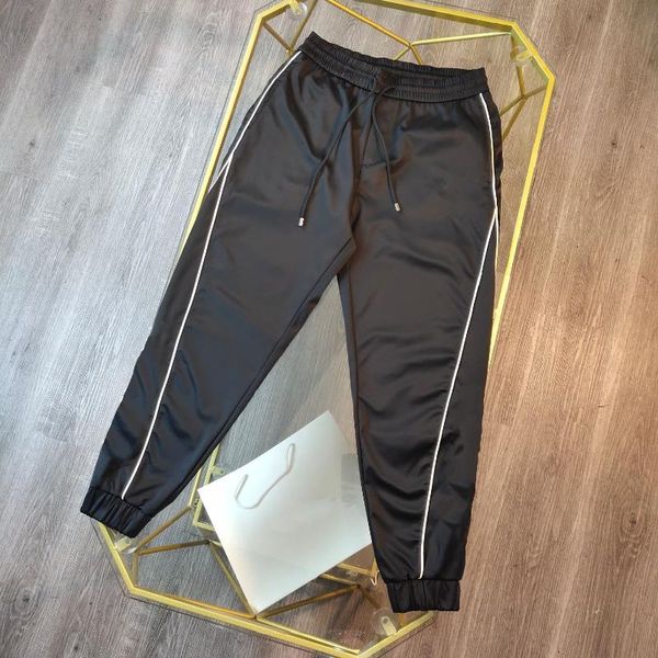 men's pants 2021 autumn fashion sports casual comfortable embroidered white side drawstring, Black
men's pants 2021 autumn fashion sports casual comfortable embroidered white side drawstring, Black