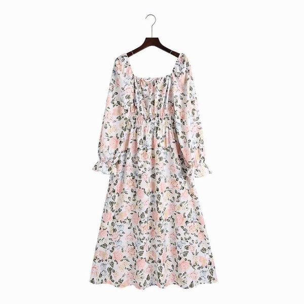 women summer dress fashion slash neck shirred waist modern lady floral midi sundress 210602, Black;gray
women summer dress fashion slash neck shirred waist modern lady floral midi sundress 210602, Black;gray