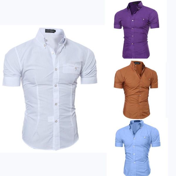men's dress shirts summer social chemise short sleeve shirt 2021 mens homme solid color business slim fit, White;black
men's dress shirts summer social chemise short sleeve shirt 2021 mens homme solid color business slim fit, White;black