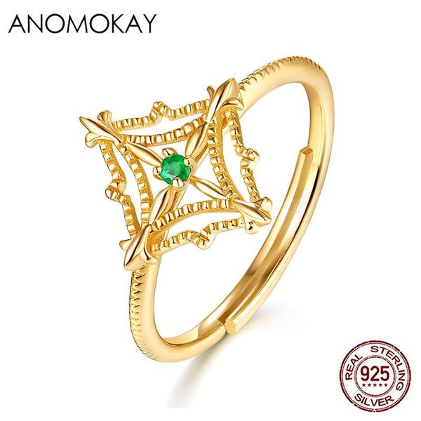 cluster rings anomokay enthic style green cz 925 silver luxury jewelry gold color geometric hollow flower resizable for women gift, Golden;silver
cluster rings anomokay enthic style green cz 925 silver luxury jewelry gold color geometric hollow flower resizable for women gift, Golden;silver