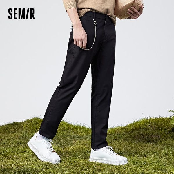 men's pants semir casual trousers men comfortable straight-leg 2021 spring slim business youth male, Black
men's pants semir casual trousers men comfortable straight-leg 2021 spring slim business youth male, Black
