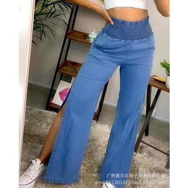 women's pants & capris wepbel elegant straight denim ladies autumn casual fashion elastic high waist split jeans long trousers, Black;white
women's pants & capris wepbel elegant straight denim ladies autumn casual fashion elastic high waist split jeans long trousers, Black;white