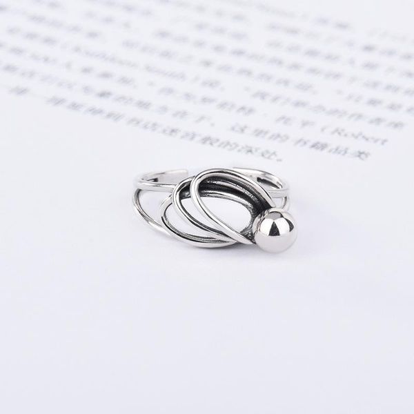 cluster rings korean version of the s925 pure silver ring female ins tide simple ball multi-layer line retro opening jewelry, Golden;silver
cluster rings korean version of the s925 pure silver ring female ins tide simple ball multi-layer line retro opening jewelry, Golden;silver