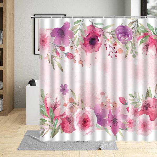 happy tree polyester shower curtain peony pink flower cloth fabric bathroom curtains waterproof screens bathtub decor with hooks
happy tree polyester shower curtain peony pink flower cloth fabric bathroom curtains waterproof screens bathtub decor with hooks