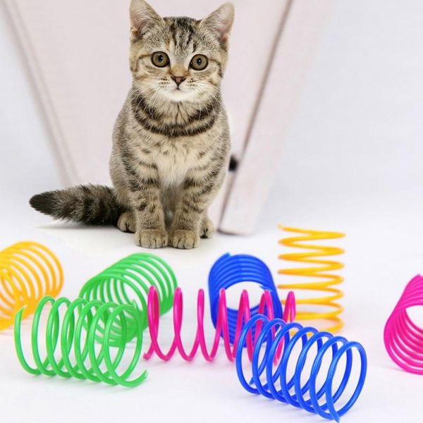 cat toys 4 pieces plastic spring toy interactive pet playing supplies set scratch resistant teaser suitable for pets of all size
cat toys 4 pieces plastic spring toy interactive pet playing supplies set scratch resistant teaser suitable for pets of all size