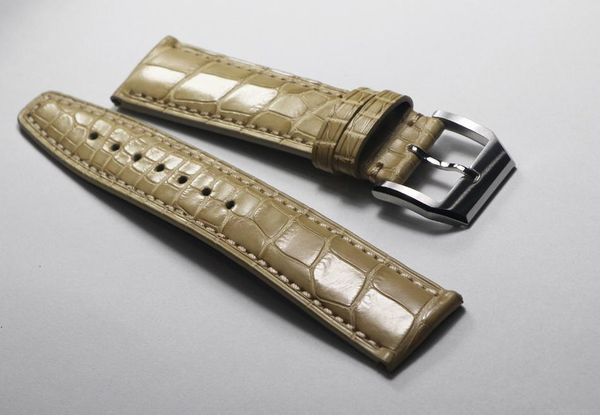 watch bands handmade genuine leather watchband 20mm 21mm 22mm women men upscale crocodile straps wrist bracelet belt, Black;brown 
watch bands handmade genuine leather watchband 20mm 21mm 22mm women men upscale crocodile straps wrist bracelet belt, Black;brown