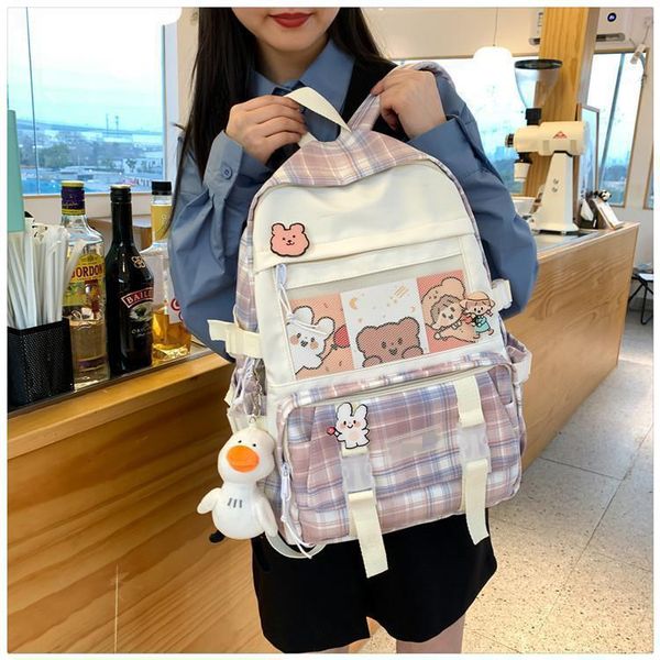 backpack kawaii nylon women fashion waterproof rucksack for teen girls school bag cute student bookbag travel mochila
backpack kawaii nylon women fashion waterproof rucksack for teen girls school bag cute student bookbag travel mochila