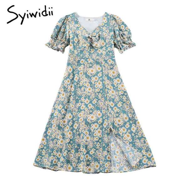 floral print chiffon long dress for women summer fashion ruffles short puff sleeve folds v neck slit midi dresses 210607, Black;gray
floral print chiffon long dress for women summer fashion ruffles short puff sleeve folds v neck slit midi dresses 210607, Black;gray