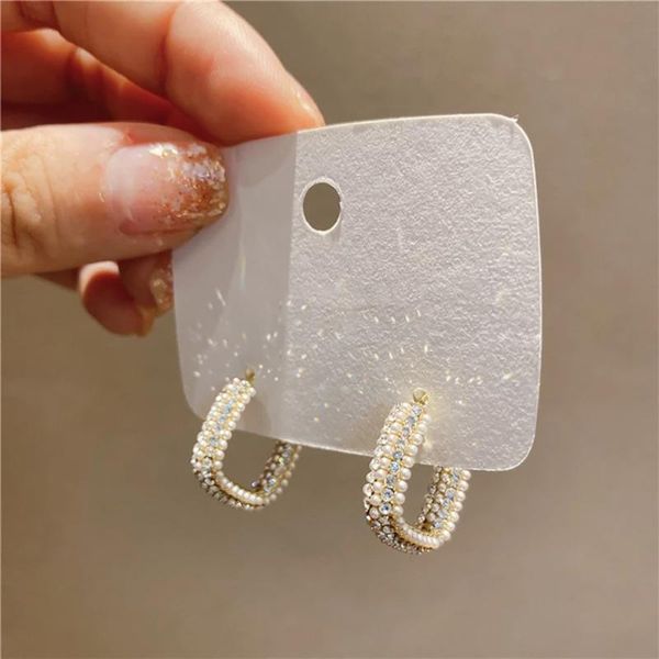 hoop & huggie ghidbk fashion delicate cute pearl beads sqaure earrings for women vintage trendy pearls zircon earring jewelry gift, Golden;silver
hoop & huggie ghidbk fashion delicate cute pearl beads sqaure earrings for women vintage trendy pearls zircon earring jewelry gift, Golden;silver