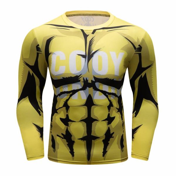 men's t-shirts digital printing male rash guard sportswear tracksuit long sleeve, White;black
men's t-shirts digital printing male rash guard sportswear tracksuit long sleeve, White;black