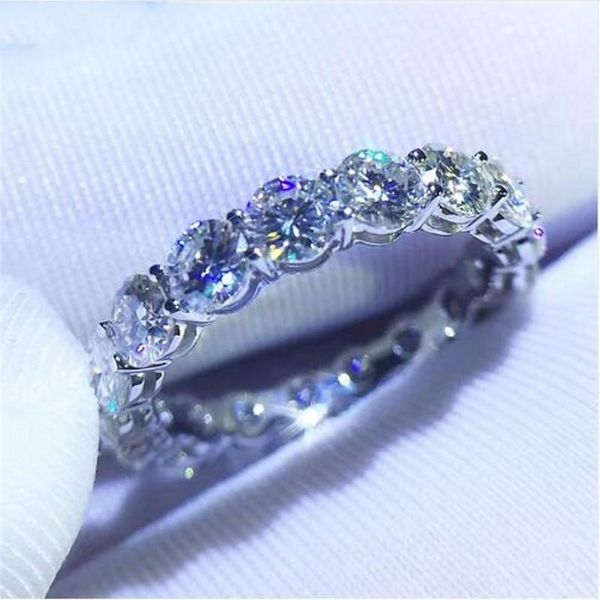 cluster rings eternity lovers 4mm lab diamond ring 925 sterling silver jewelry engagement wedding band for women men party accessory, Golden;silver
cluster rings eternity lovers 4mm lab diamond ring 925 sterling silver jewelry engagement wedding band for women men party accessory, Golden;silver
