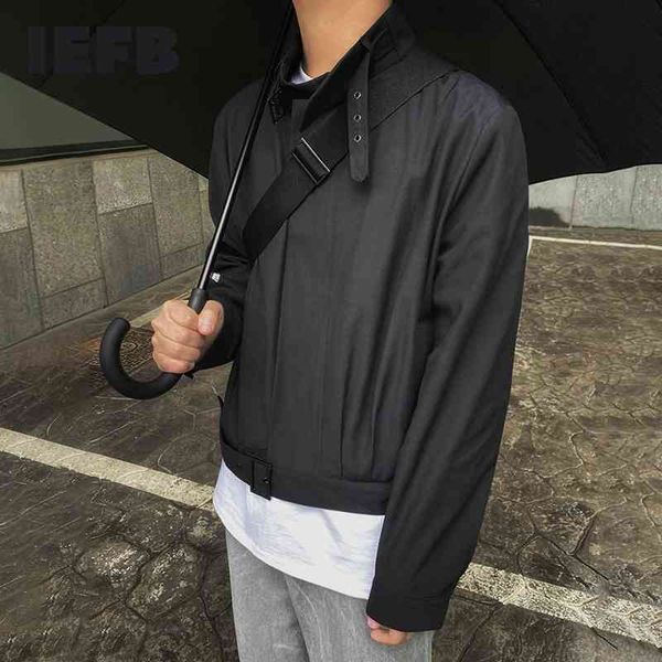iefb stand collar jacket men's korean trendy handsome casual coat for male spring short style zipper clothes y4295 210524, Black;brown
iefb stand collar jacket men's korean trendy handsome casual coat for male spring short style zipper clothes y4295 210524, Black;brown