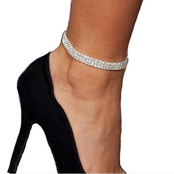 anklets fashion women bracelet flash drill lady crystal three row rhinestone elastic summer ankle jewelry, Red;blue
anklets fashion women bracelet flash drill lady crystal three row rhinestone elastic summer ankle jewelry, Red;blue