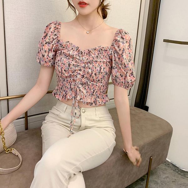 summer women summer off shoulder floral chiffon waist tight short sleeve crop women ladies short sleeve crop x0521, White
summer women summer off shoulder floral chiffon waist tight short sleeve crop women ladies short sleeve crop x0521, White