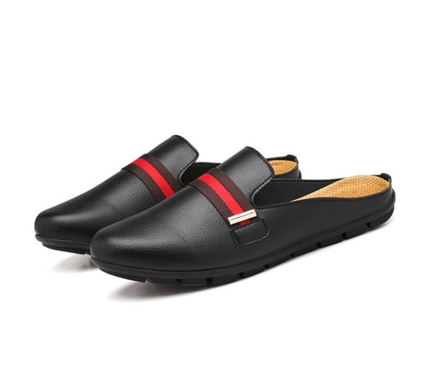 summer sandals genuine leather antiskid outdoor beach shoes male luxury slippers shoe fashion mans sandal, Black
summer sandals genuine leather antiskid outdoor beach shoes male luxury slippers shoe fashion mans sandal, Black