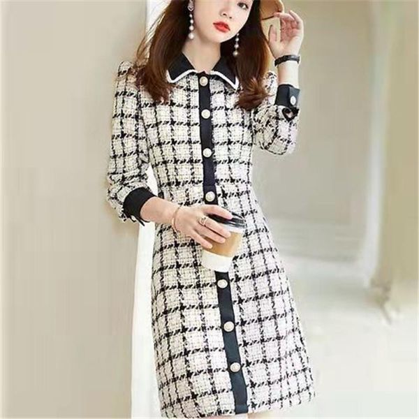 casual dresses autumn wiinter lattice french style houndstooth women lace splice -neck dress all-match a-line skirt mid-length0860, Black;gray
casual dresses autumn wiinter lattice french style houndstooth women lace splice -neck dress all-match a-line skirt mid-length0860, Black;gray