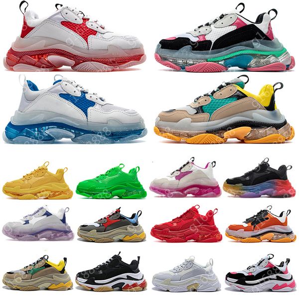 2023 running shoes sneakers paris triple s 17fw for men women triple-s old dad platform black white crystal clear sole bottom fashion traine
2023 running shoes sneakers paris triple s 17fw for men women triple-s old dad platform black white crystal clear sole bottom fashion traine