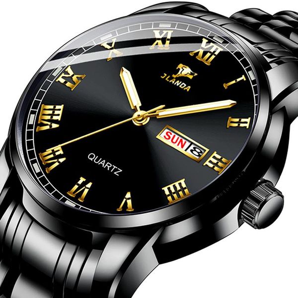 wristwatches jlanda men sport watches quartz watch stainless steel waterproof fashion casual wrist relogio masculino, Slivery;brown
wristwatches jlanda men sport watches quartz watch stainless steel waterproof fashion casual wrist relogio masculino, Slivery;brown