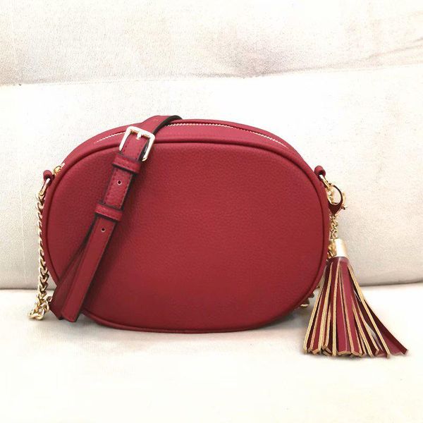 

evening bags oval shape cross body women designer lychee pattern pu leather tassel bag small luxury shoulder