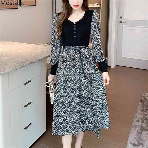 spring autumn women print dress korean vintage elegant long sleeve v-neck lace knitted patchwork pockets party dresses 210513, Black;gray
spring autumn women print dress korean vintage elegant long sleeve v-neck lace knitted patchwork pockets party dresses 210513, Black;gray