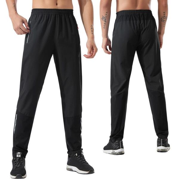 running pants sports for men breathable jogging sweatpants zipper pockets workout football basketball training sport, Black;blue
running pants sports for men breathable jogging sweatpants zipper pockets workout football basketball training sport, Black;blue
